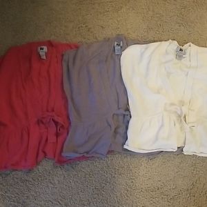 Cardigan with front tie